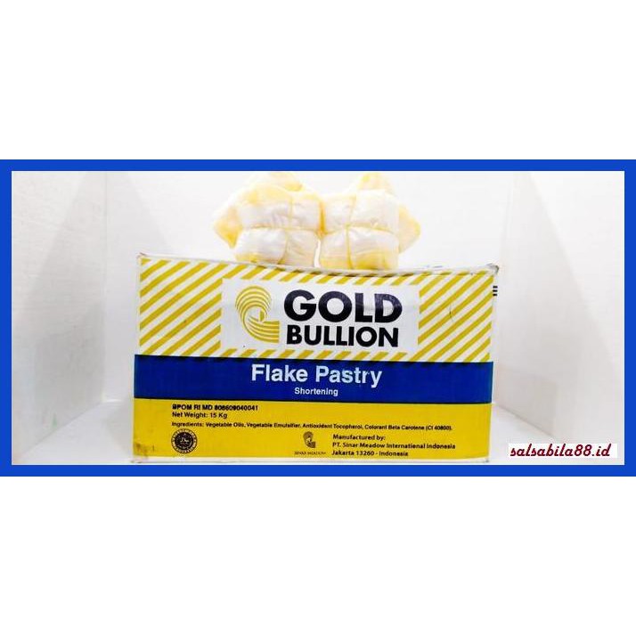 

Rettubagetnem- Gold Bullion Flake Pastry Re-Pack 500 Gr / Korsvet Re-Pack 500 Gr -Asli-Slii.