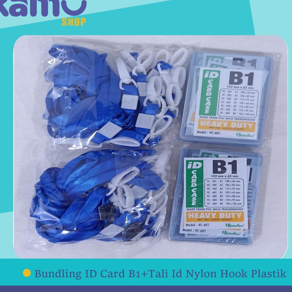 

Barang Baru Bundling 40 Pcs ID Card B1+40 Pcs Tali ID Card Nylon Hook Plastik NYLKP.