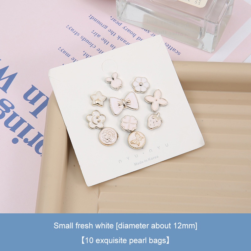 Kancing Jeans Logam Simple Adjustable Kancing Pengait Celana Panjang Jeans Denim Desain Kancing Kait Gesper Denim Bunga Daisy Warna Putih Kait Kait Pengecil Lingkar Pengait Pengecil Pinggang-16