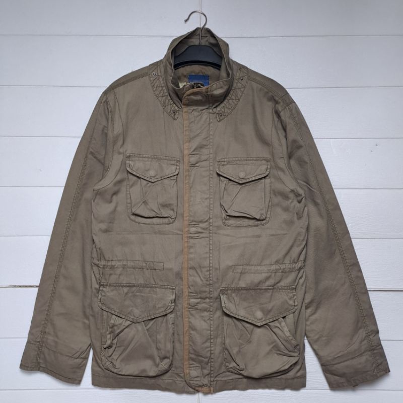 ZARA M65 FIELD JACKET ARMY FASHION SIZE M FIT L