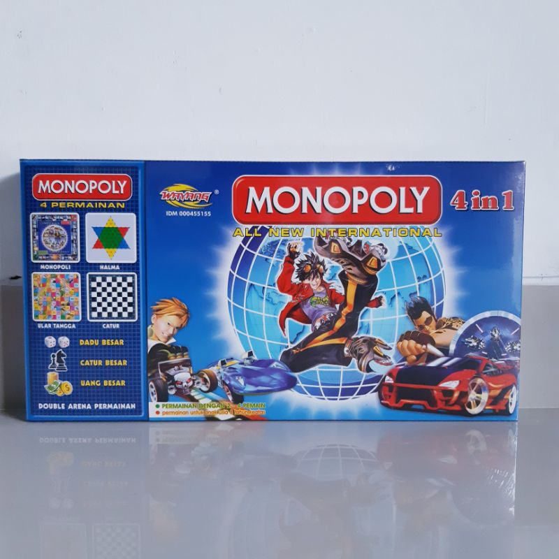 Mainan Monopoly 4 in 1 Murah - Monopoli Board Game Anak Edukatif