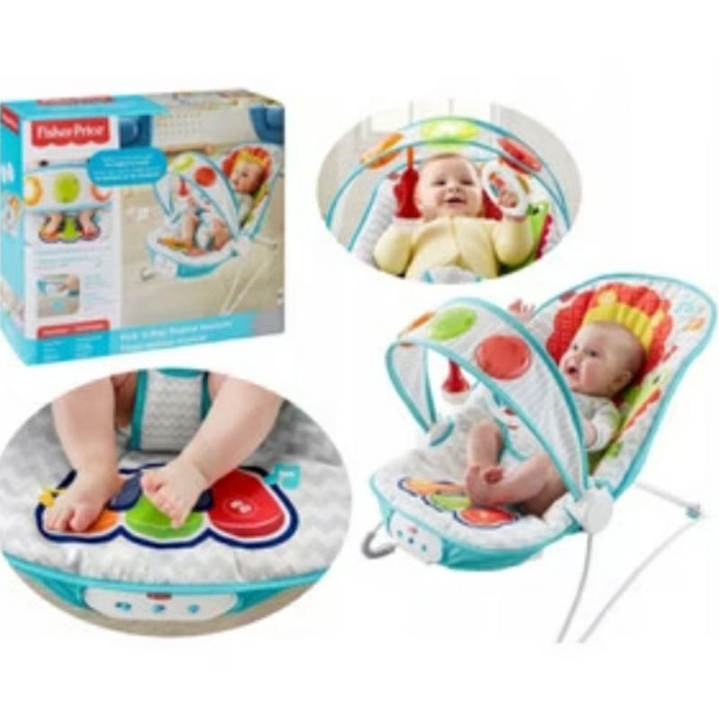 Fisher Price Kick n Play Musical Bouncer / Tempat Duduk Bayi