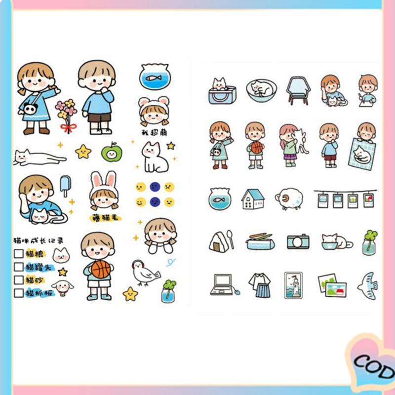 COD❤️ Stiker Motif Emoji Untuk Dekorasi Handphone / Diary DIY-A.one