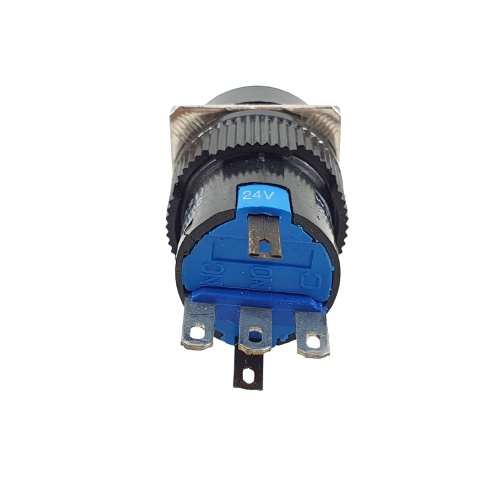 Switch Push On Off Lampu 5 Pin Saklar Bulat 5pin LED Tombol 24V LA128A