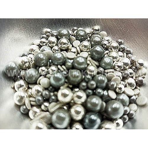

500G SPRINKLE SILVER GRAY PERAK MIX SWEET MODEL ULTAH MANIS DEKORASI KUE TABURAN HIASAN CAKE CUPCAKE