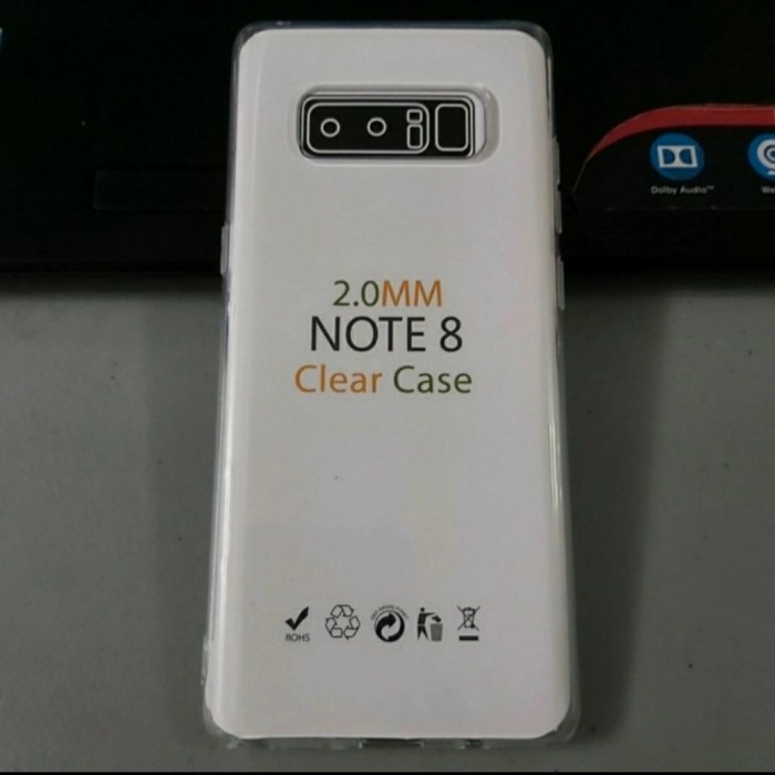 C/C- Softcase Clear Case Sillikon Kondom Case Bening Casing Samsung Note 8 by POA