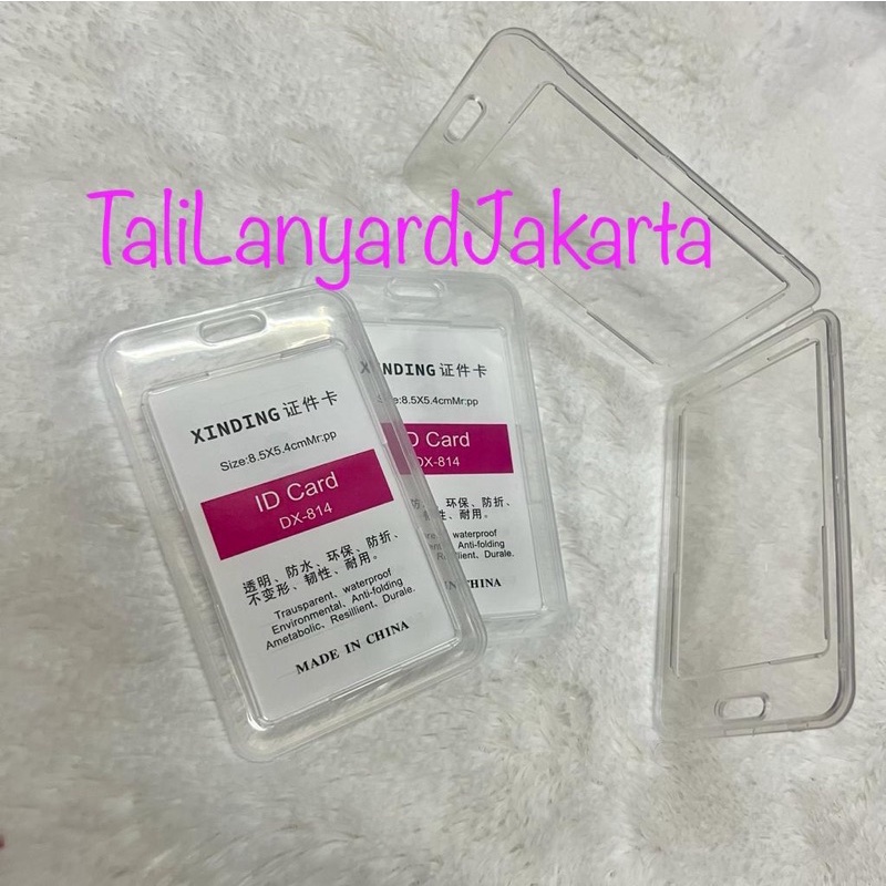 

FRAME CASING Box DX814 XINDING Tempat ID CARD Bening TRANSPARAN Tempat ID CARD CASE Untuk Kartu 6x9Cm Model Tertutup,Berdiri.