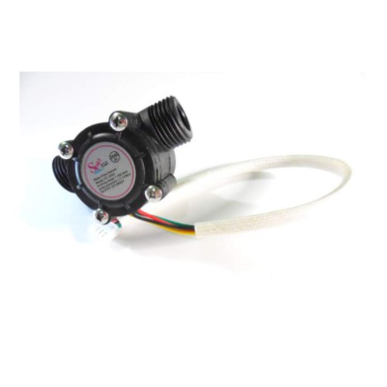 Water Flow Sensor Meter with Temperature Sensor YF-S201