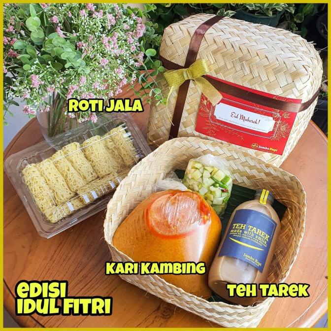 

BAYAR DITEMPAT Hampers Roti Jala Kari Ayam 500 gr & Teh Tarik BERKAH