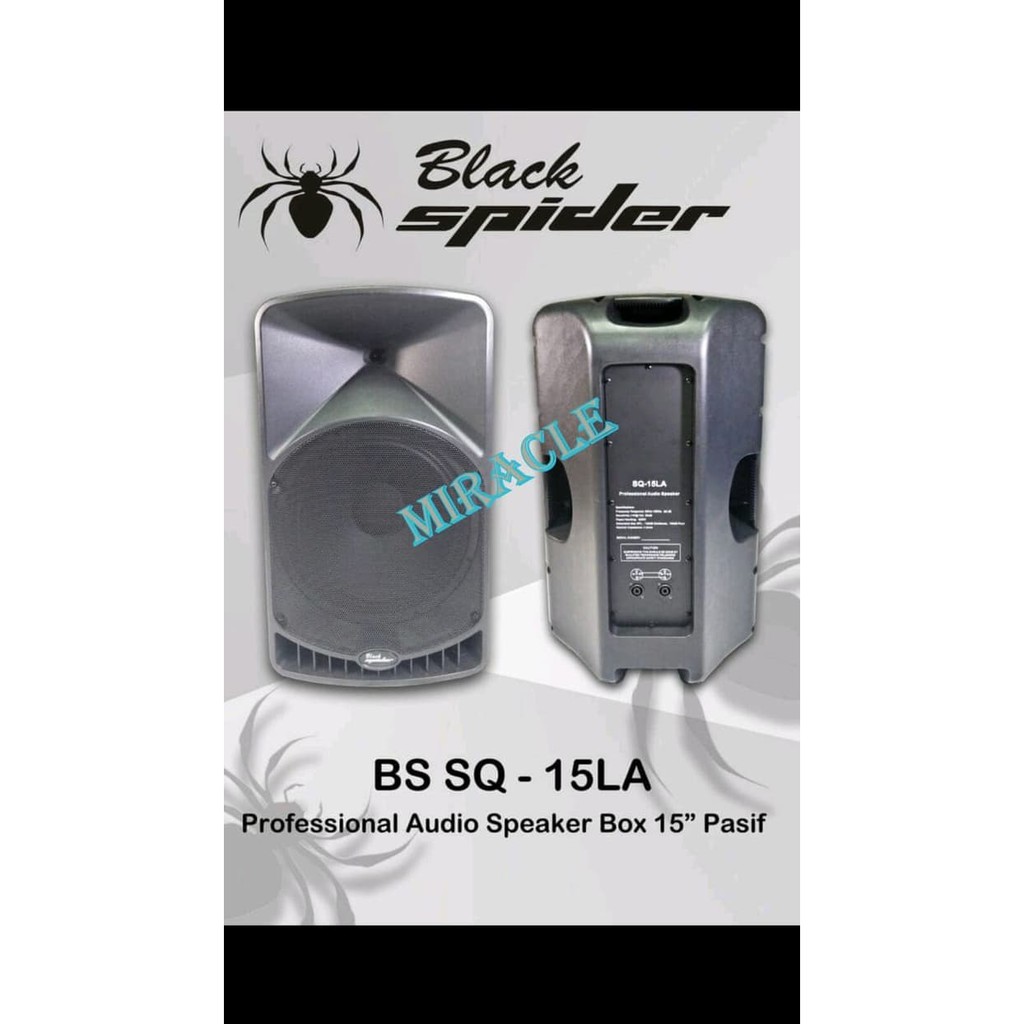 Speaker Pasif 15 Inch Black Spider BS SQ-15LA