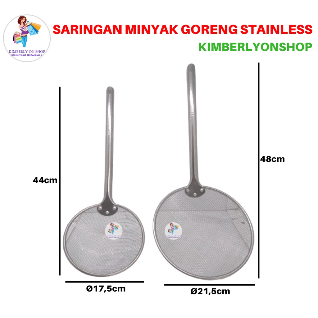 Saringan Minyak Stainless Serokan Tirisan Gorengan Serbaguna