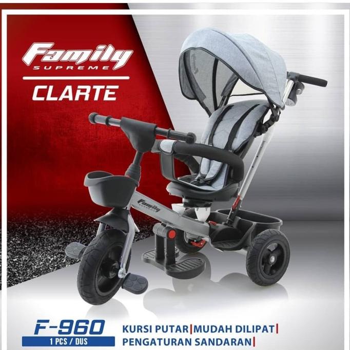 Sepeda Roda Tiga Anak Family Ez Chair Stroller F960 Supreme Family