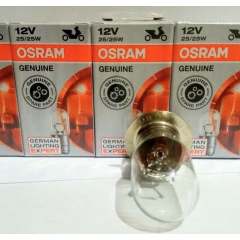 BOHLAM OSRAM MOTOR 12 VOLT PROMO H6 KAKI 1 K1 VEGA / MIO / BEAT / SCOOPY / VARIO / JUPITER