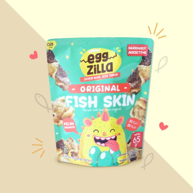 

EGGZILLA Original Fish Skin 65gr