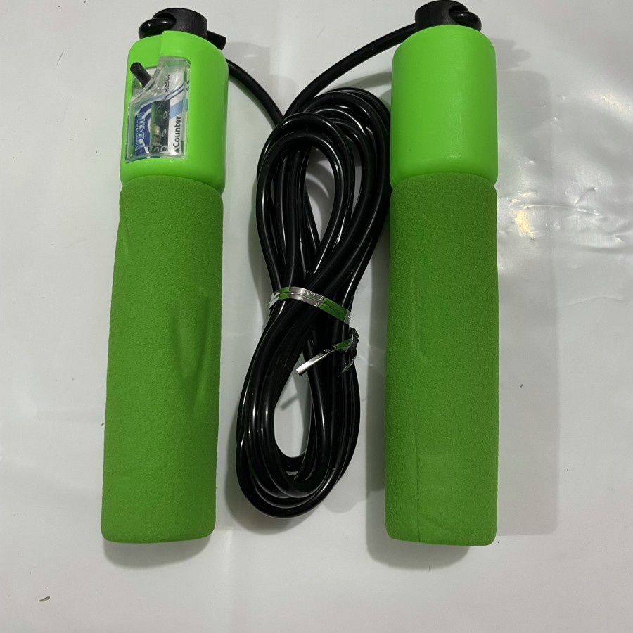 New promo!!! Skipping Jump Rope Tali Lompat Skiping Lompat Tali With Counter Lompat Tali Dengan Penghitung Peralatan Alat Kesehatan Olahraga - Jump Skipping Rope Soft Handle Counter Tali Skiping Automatis