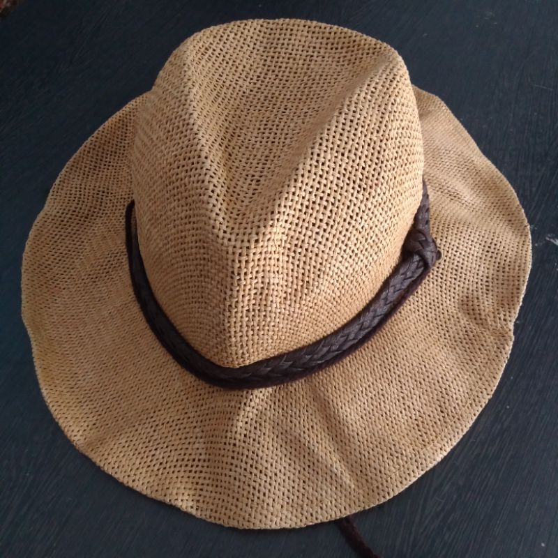 TOPI second FEDORA COKLAT