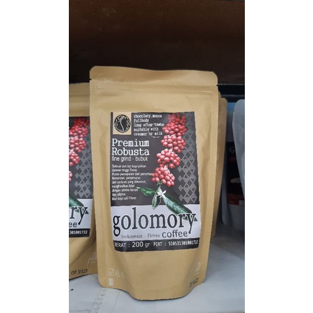 

Kopi Golomiry Robusta 200gr