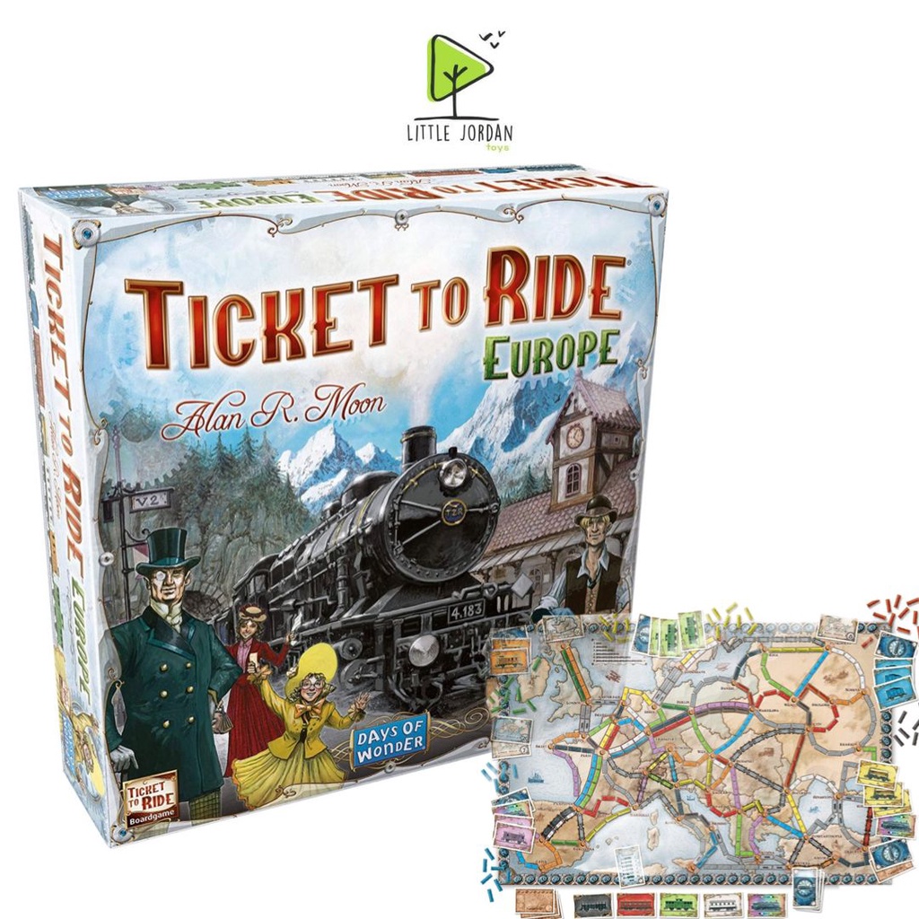 Ticket to Ride Europe Board Game