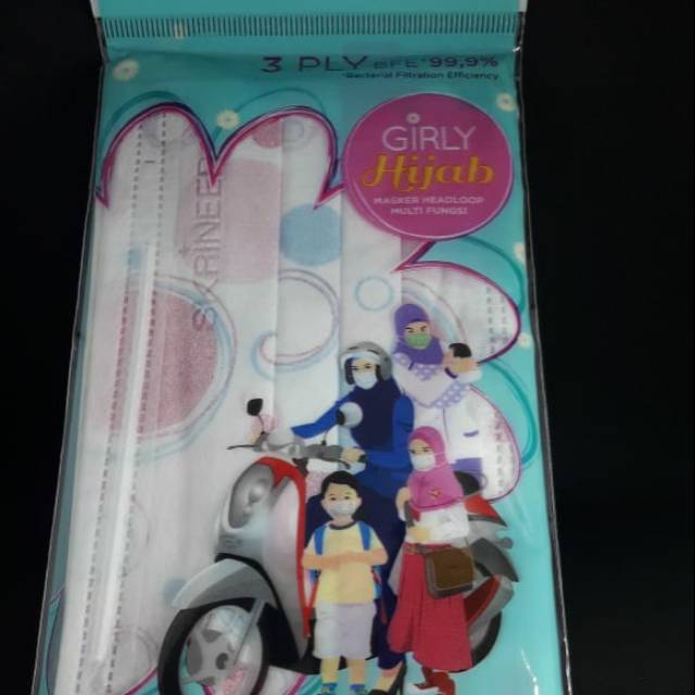 Masker skrineer hijab
