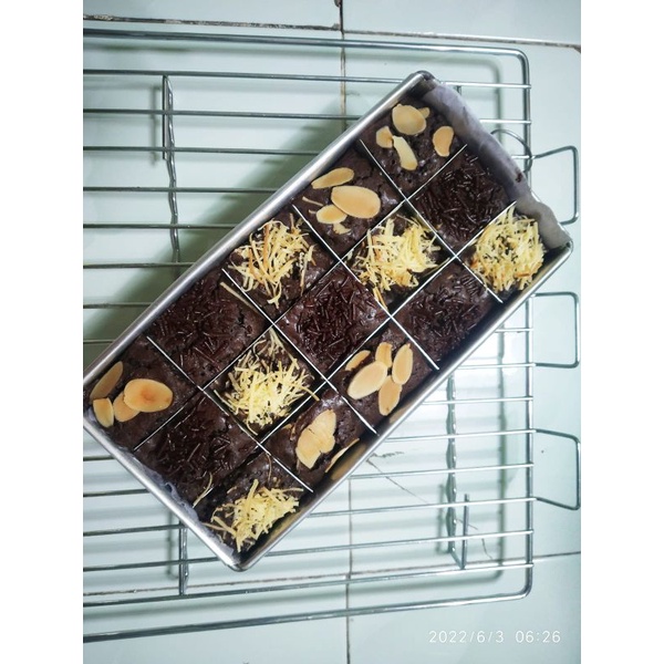 

Fudgy Brownies | Brownies Panggang Sekat