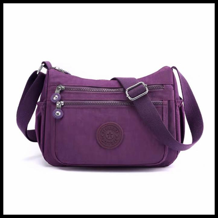 Tas Wanita Import Jinjing Dan Selempang Jielshi Jls9906 9906 Kipling - Purple