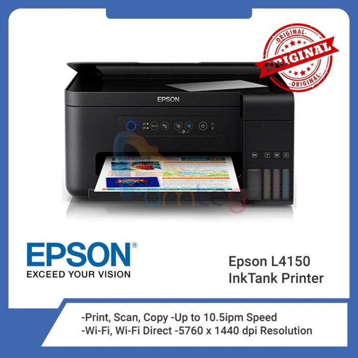 Epson Printer L4150 Wifi All in One Garansi Resmi L 4150