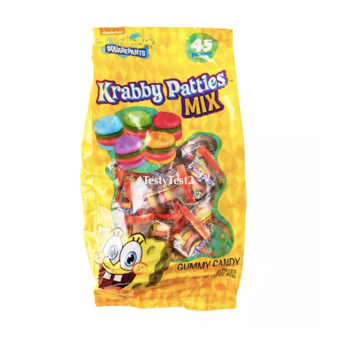 

Frankford Candy Spongebob Krabby Patties Stand Up Bag