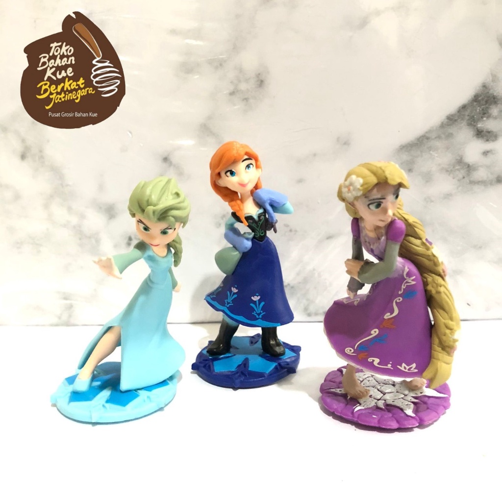 TOPPER MAINAN FROZEN IMPOR SET 3 / TOPPER  MAINAN KUE