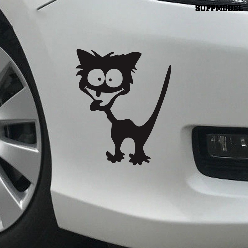 Stiker Motif Kucing Lucu Anti Air Untuk Dekorasi Mobil