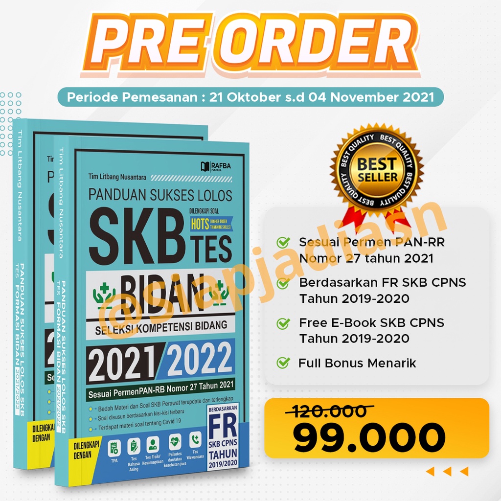 PANDUAN SUKSES LOLOS SKB BIDAN CPNS SELEKSI KOMPETENSI BIDANG 2021/2022