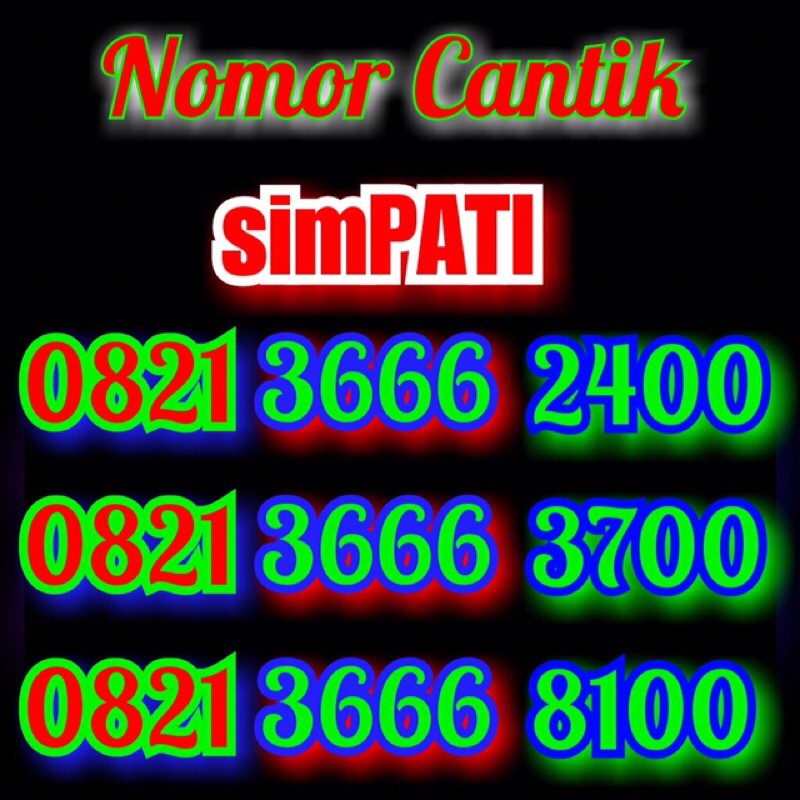 NOMOR CANTIK TRIPLE RIBUAN SIMPATI