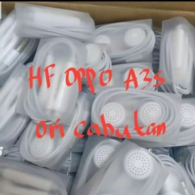 headset oppo original baru bisa untuk semua oppo dan semua merek hp good quality fast delivery