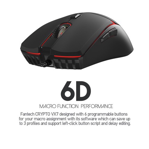 Mouse Gaming Fantech CRYPTO VX7 Gaming Mouse