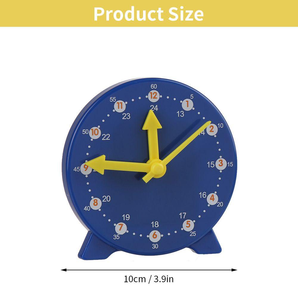 R-flower Learning Clock Mainan Montessori Alat Bantu Mengajar Alat Edukasi Jam Kognisi Matematika