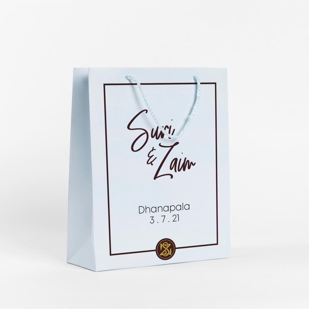 

Paper Bag Custom size P x L x T= 16.75 x5 x23.5 cm Tas Kertas Paperbag Tas Jinjing Souvenir Olshop