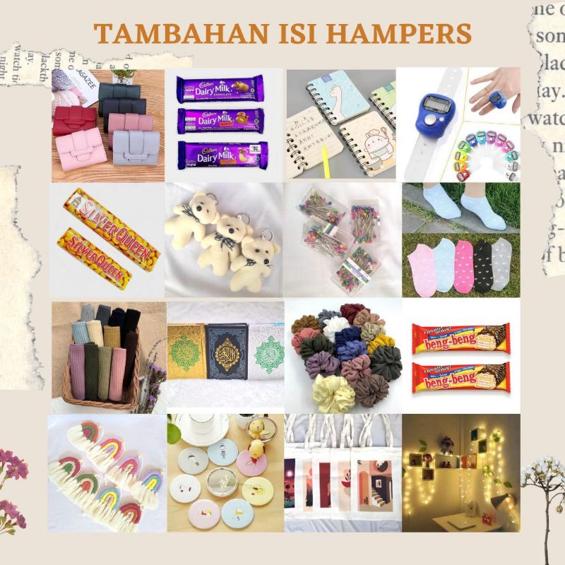 

Tambahan Hampers