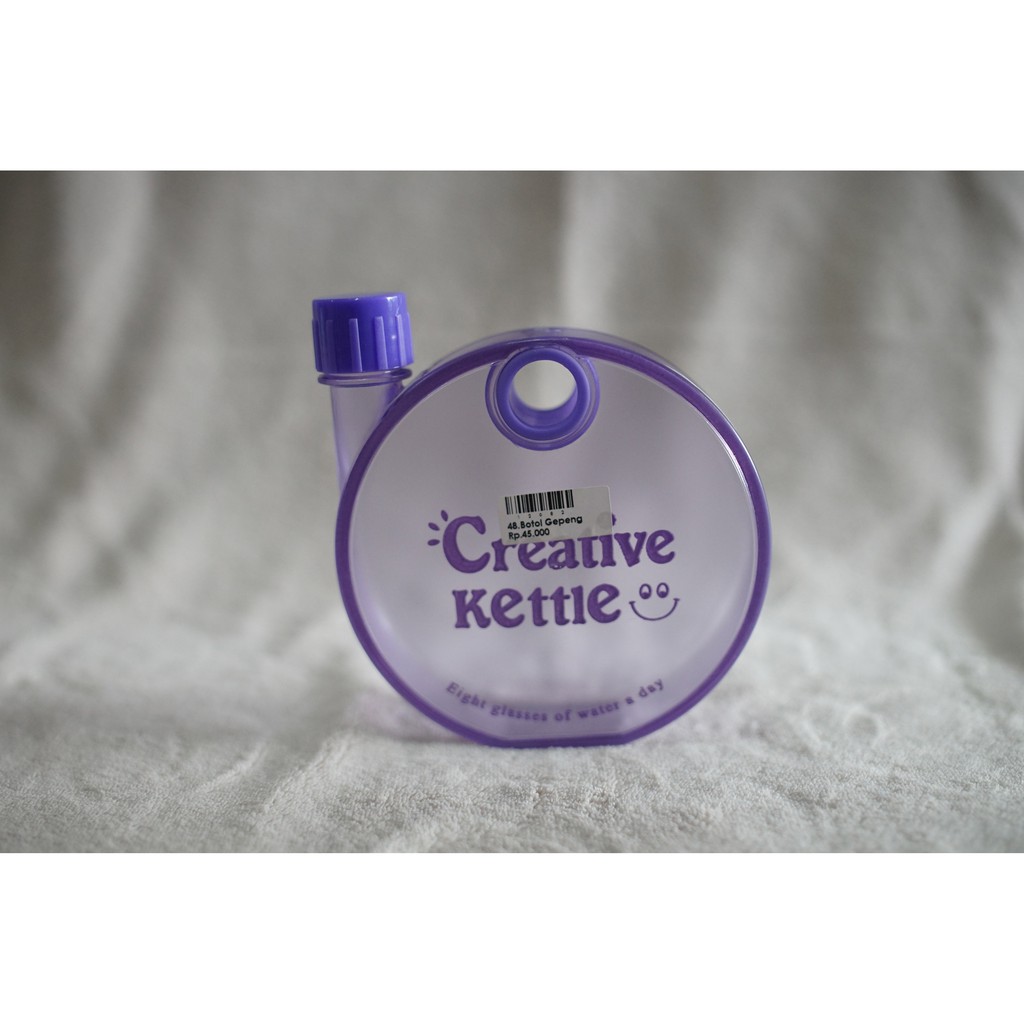 Botol minum unik, botol gepeng, botol kekinian