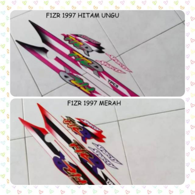 Stiker Striping Body Motor Lis Les Fiz R 1997