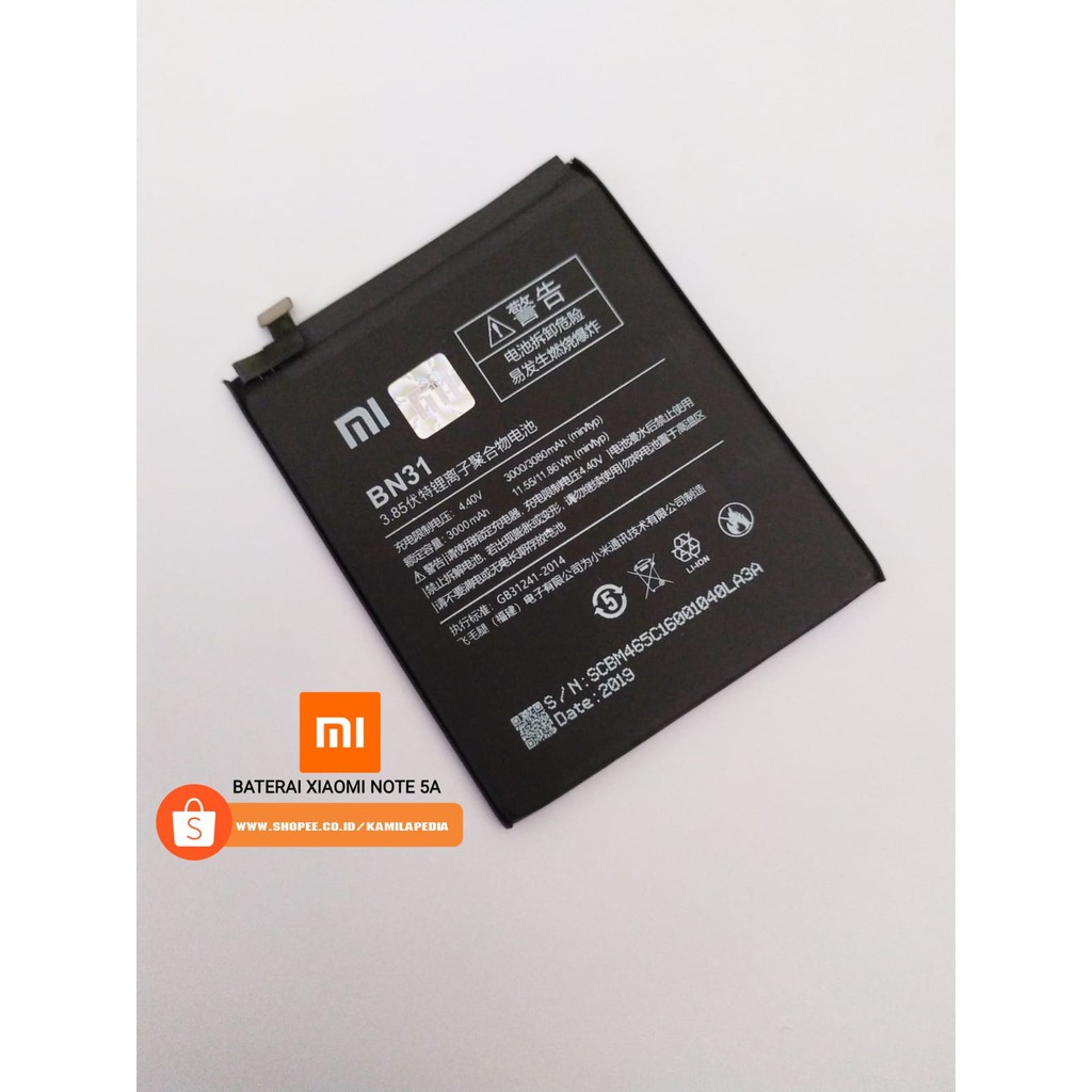 Baterai Xiaomi Redmi Note 5A / Jual Baterai Xiaomi Redmi Note 5A