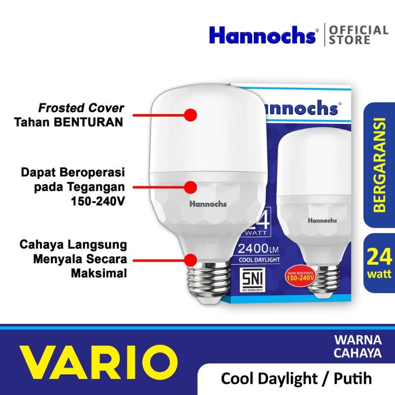 Hannochs Lampu LED Vario 24 Watt Cahaya Putih