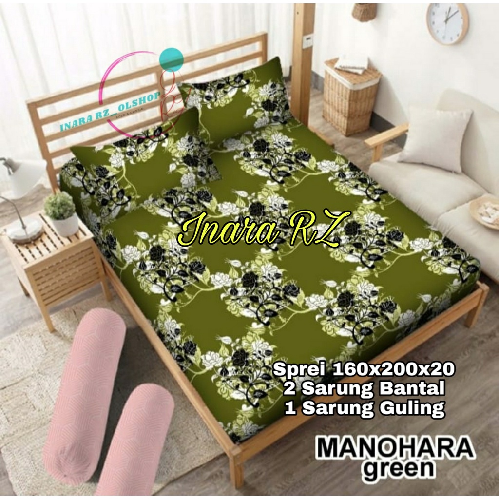 Sprei Manohara, Sprei Homemade 180x200 , Seprai 180x200 No 1, Sprei Bunga