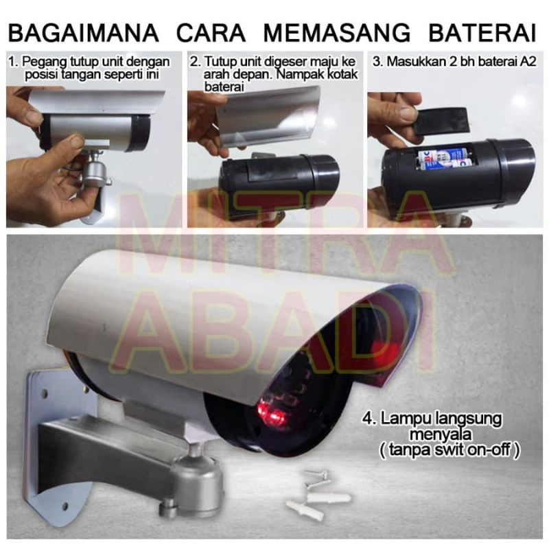 Kamera sisitivi Palsu Boongan CCTV CCTV Palsu outdoor Fake CCTV