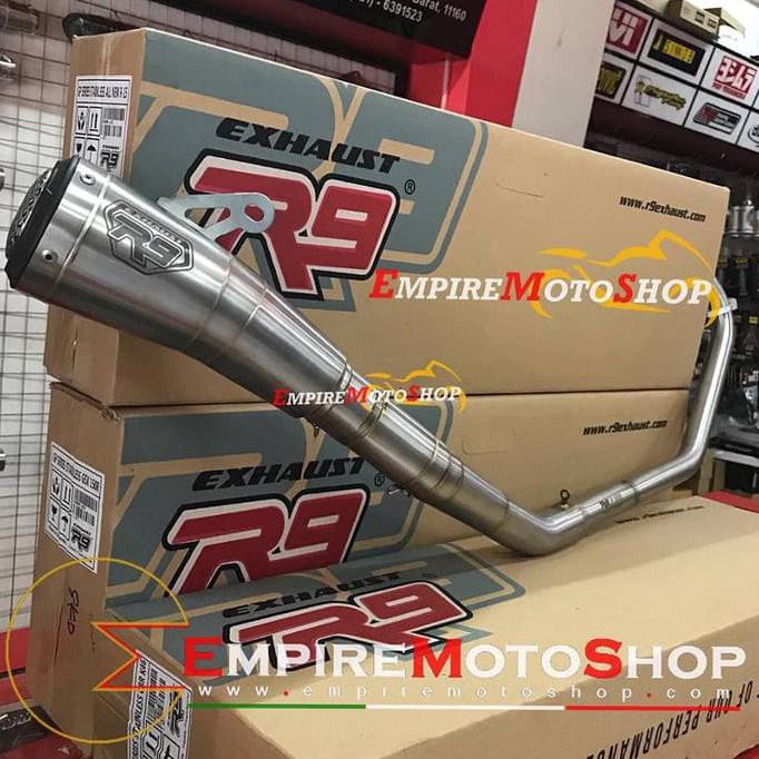 Knalpot R9 GP GSX 150 GSX150 GPX Stainless SS Fullsystem