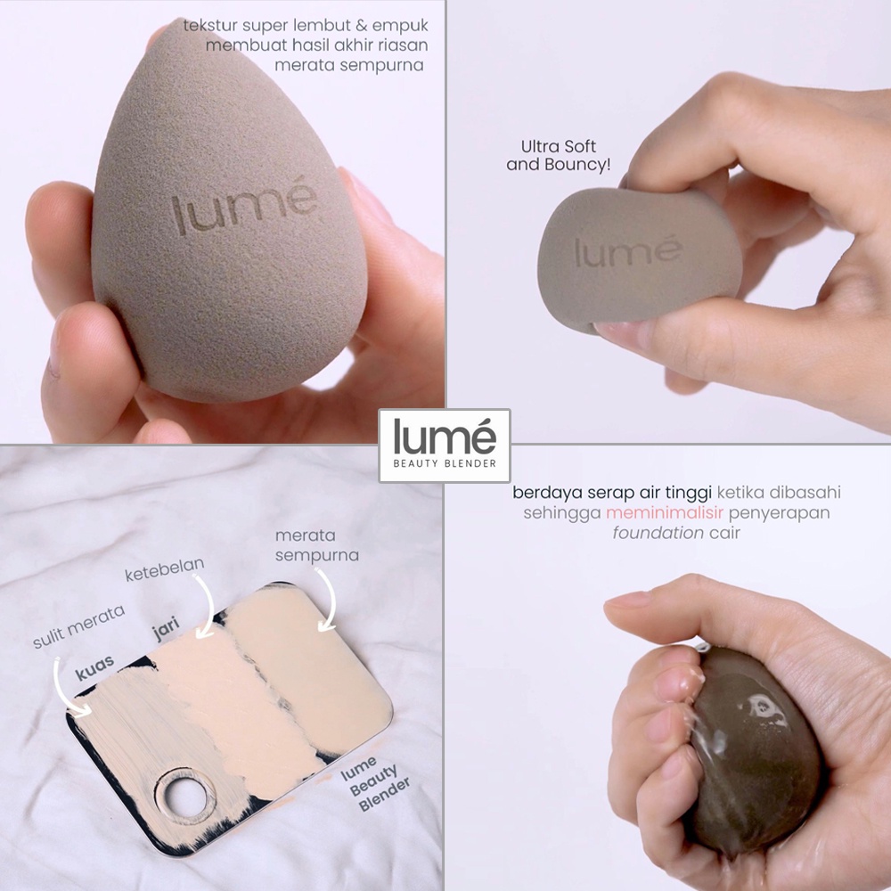 (Free Emas 24k) Lume Beauty Blender / Sponge Make Up