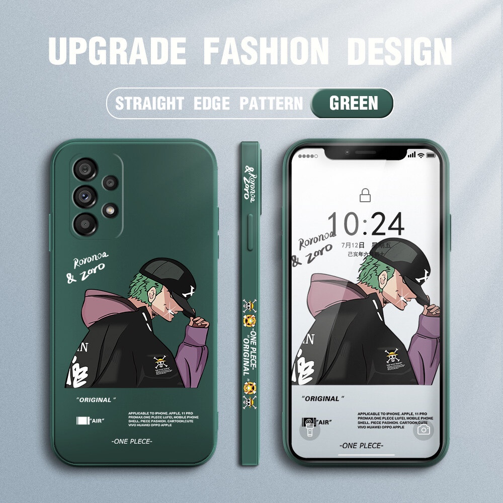Samsung A23 Case Cartoon Anime Roronoa Zoro Phone Cover Silicone Phone Cover Anime Trendy