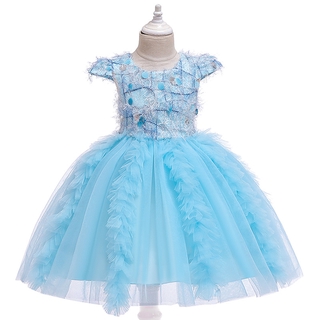 new design flower girl frock