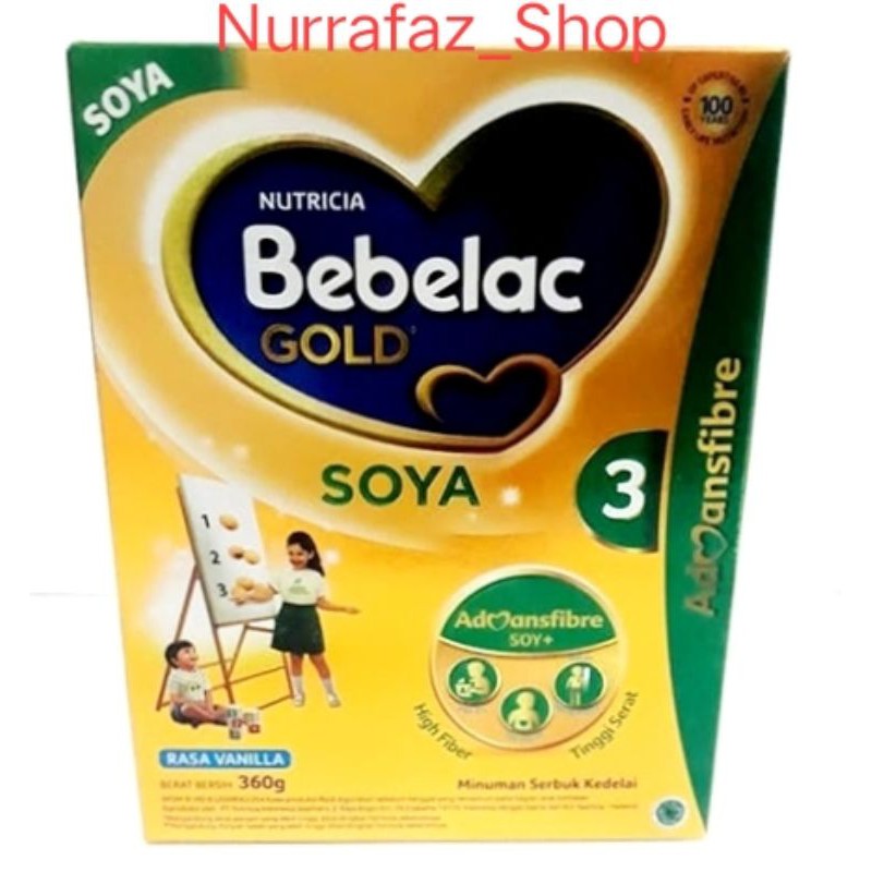 BEBELAC 3 GOLD SOYA VANILA 360gr