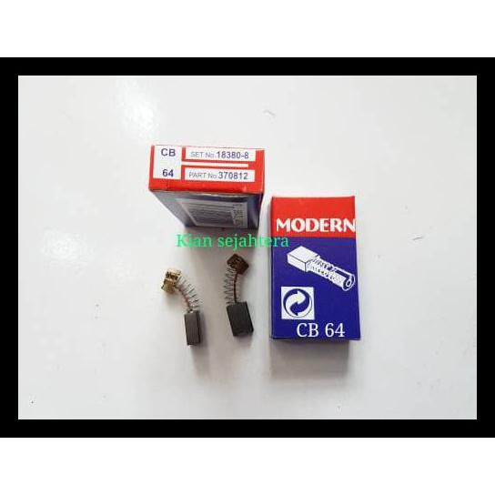 Carbon brush bor CB 64 Modern, kul arang mesin bor