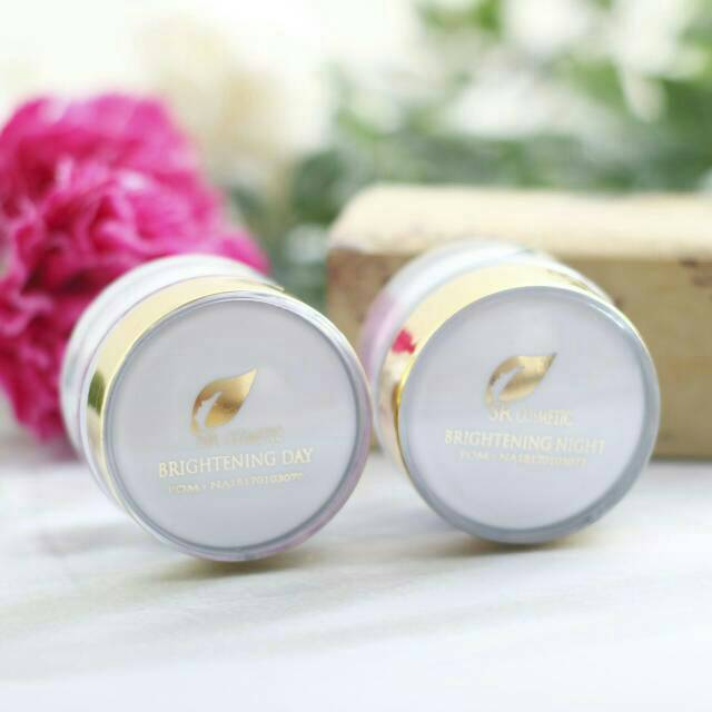 Brightening Cream Day & Night SR12 @10gr Untuk Pencerah Pemutih Kulit Berminyak
