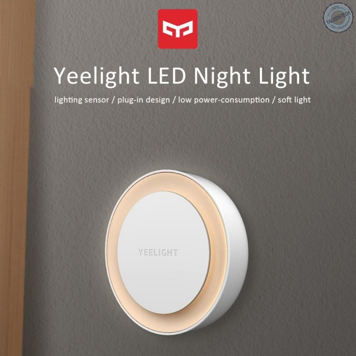 Yeelight Lampu Sensor Malam Plug-in Light Smart Nightlight YLYD11YL